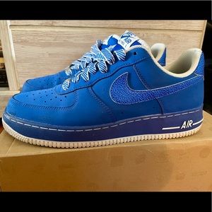 Nike royal blue Air Force 1s